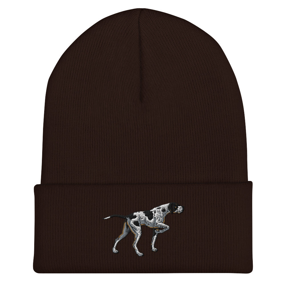 Pointer Dog Cuffed Beanie