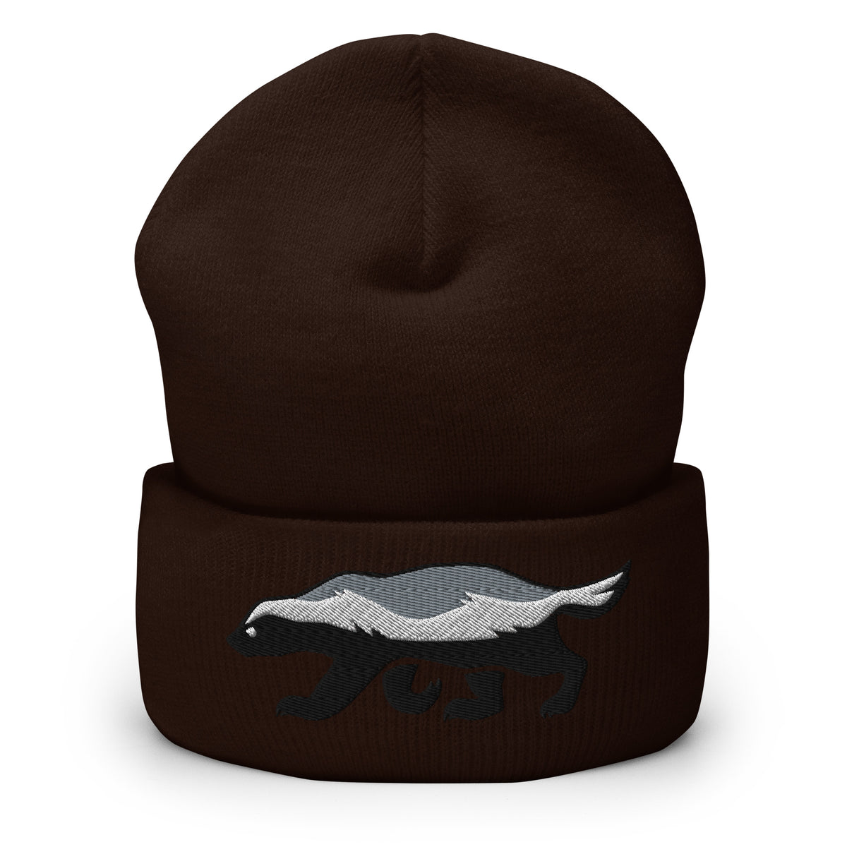 Honey Badger Cuffed Beanie