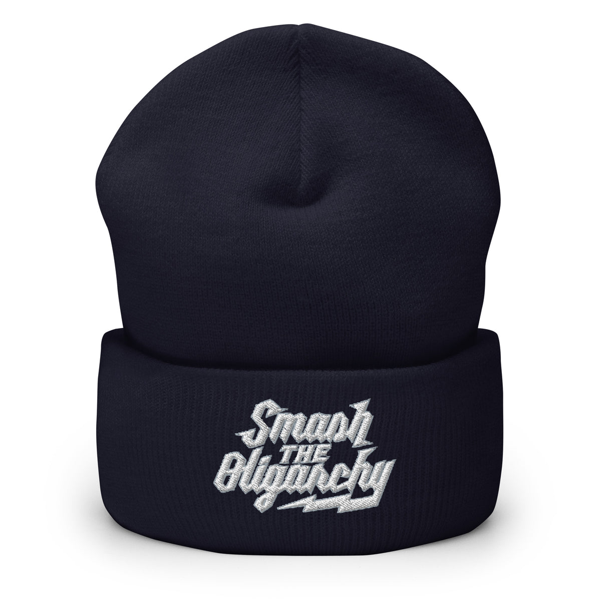 Smash the Oligarchy Cuffed Beanie