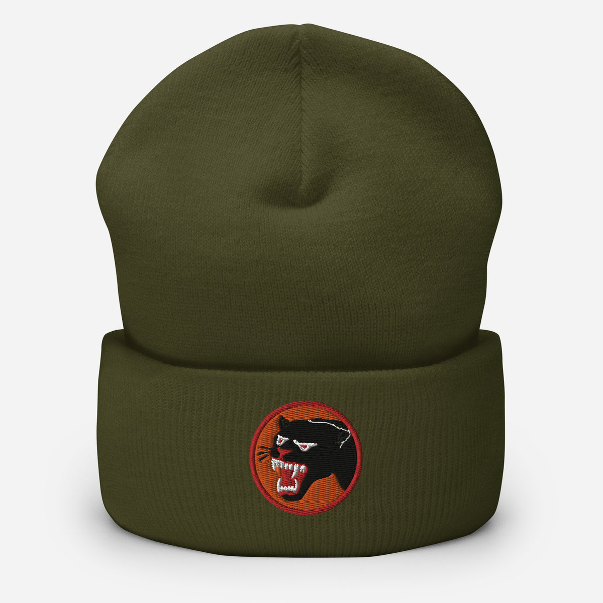 66th Infantry Division WWII Black Panther Insignia Watch Cap