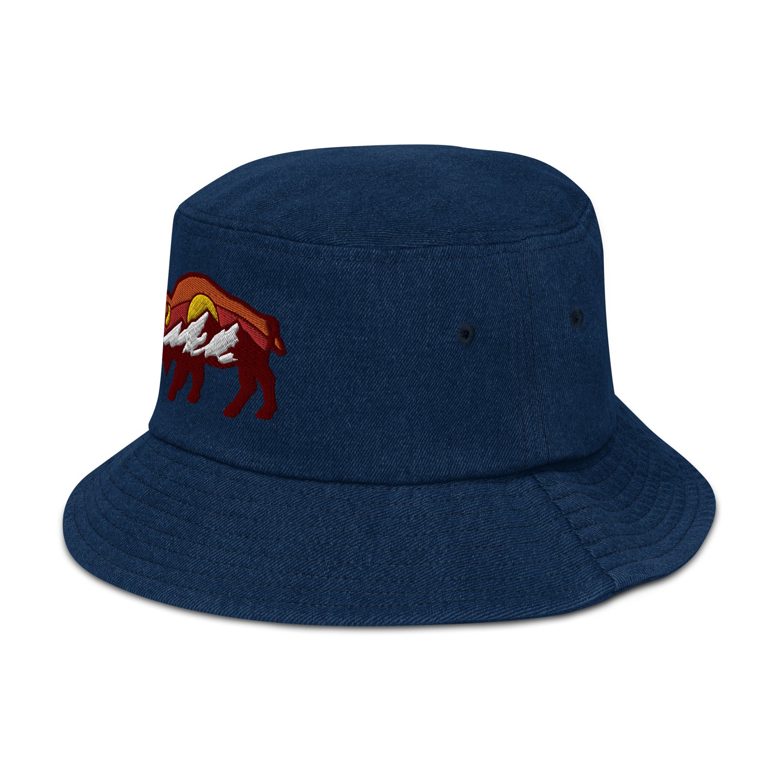 Liberty Bison Denim Bucket Hat