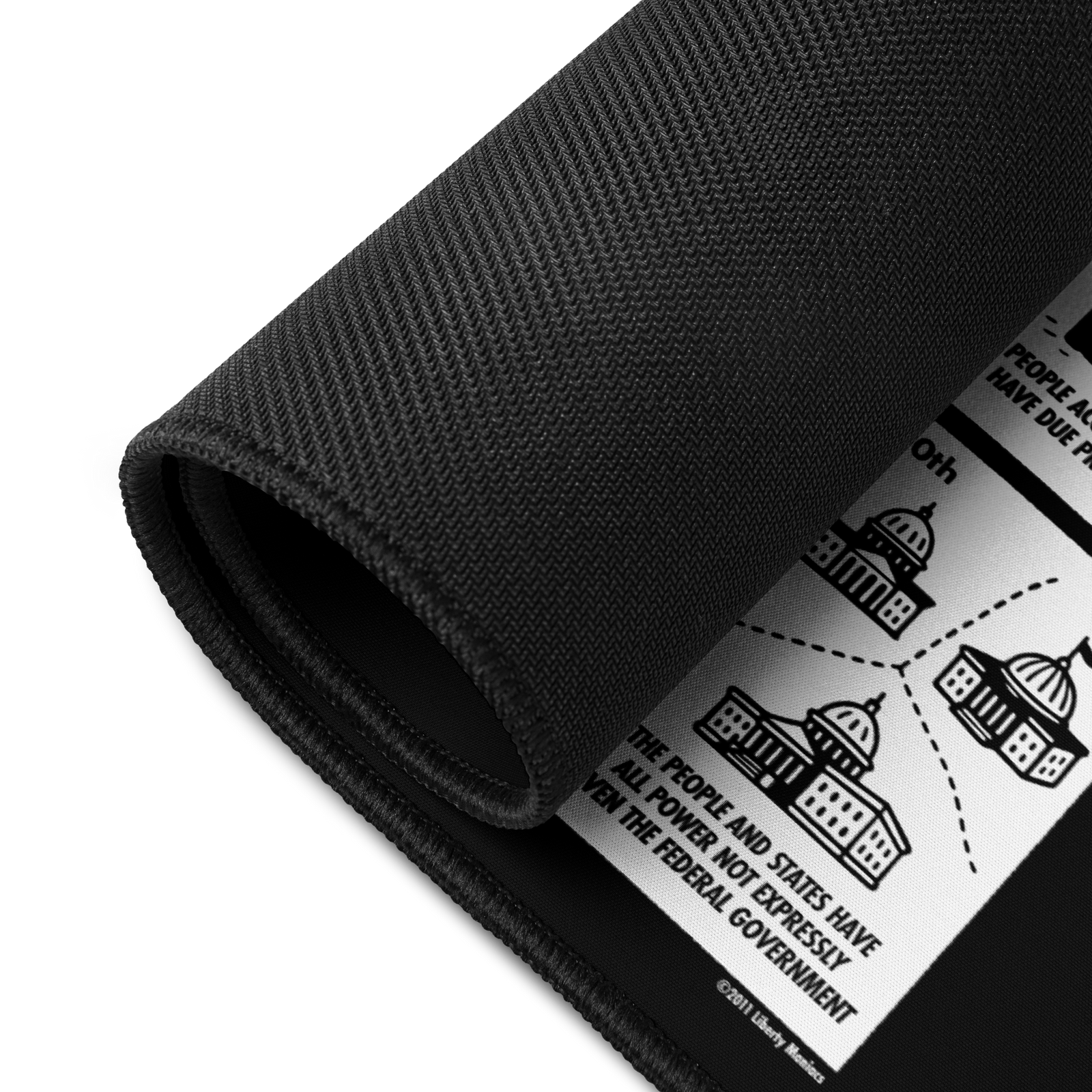 Illustrated Bill of Rights Desk Mat