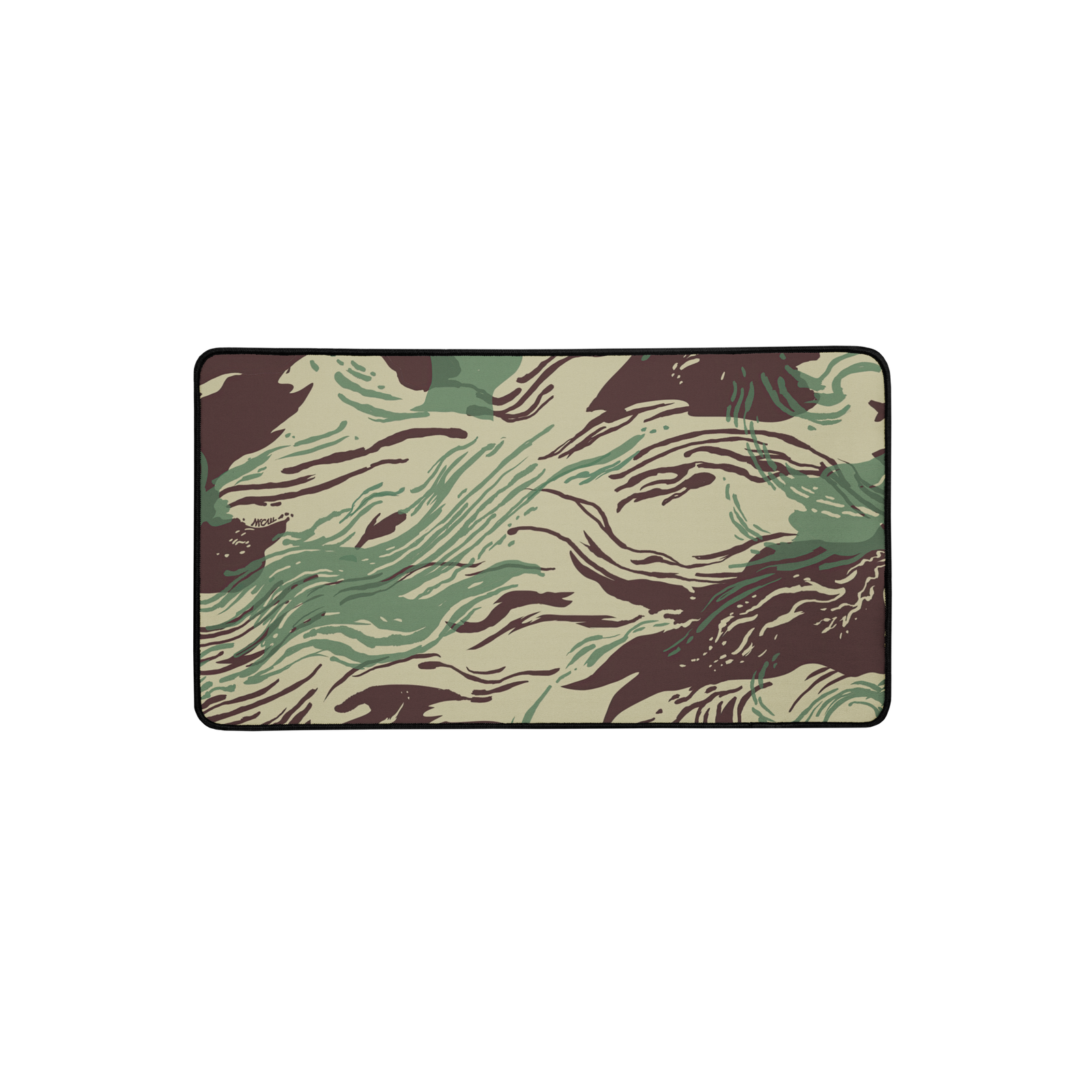 Rhodesian Brushstroke Camo Desk Mat