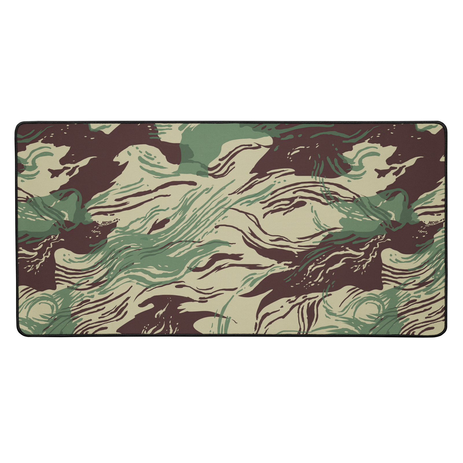 Rhodesian Brushstroke Camo Desk Mat