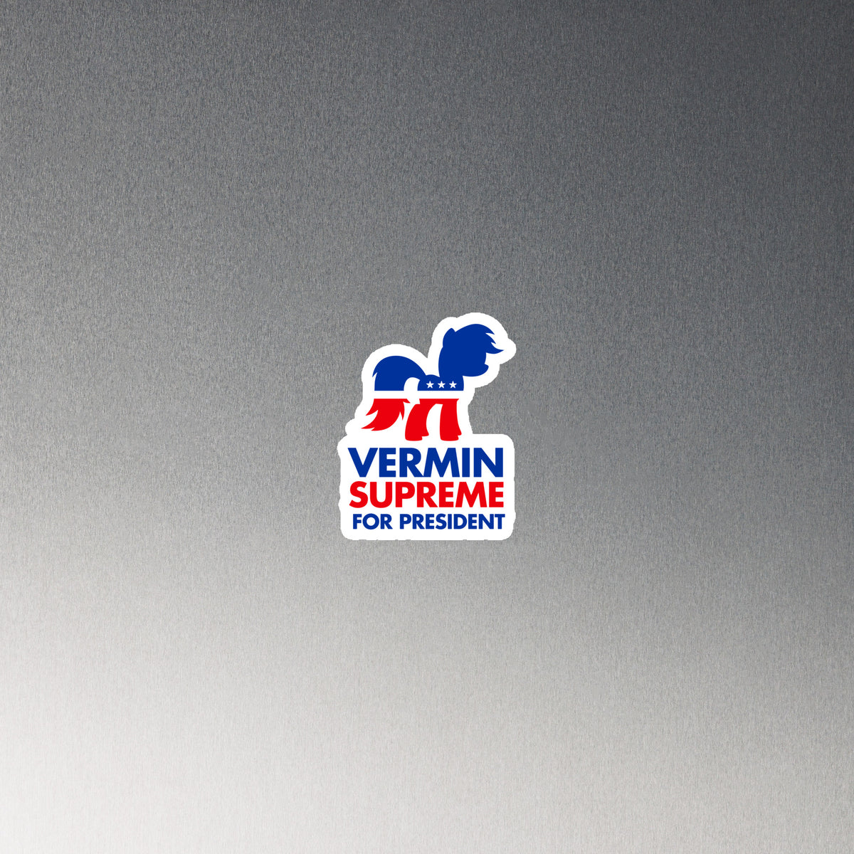 Vermin Supreme For President Die-Cut Magnet