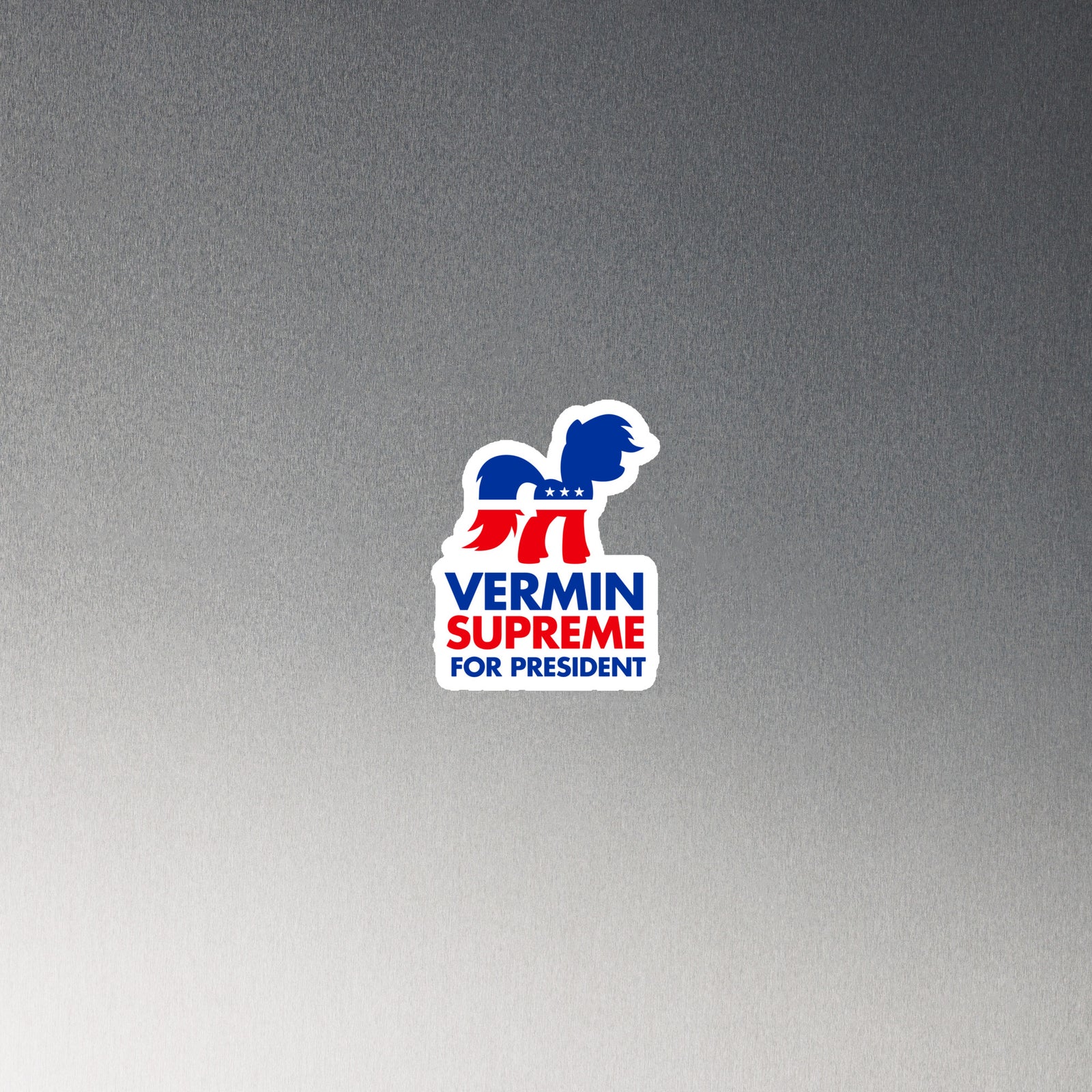 Vermin Supreme For President Die-Cut Magnet