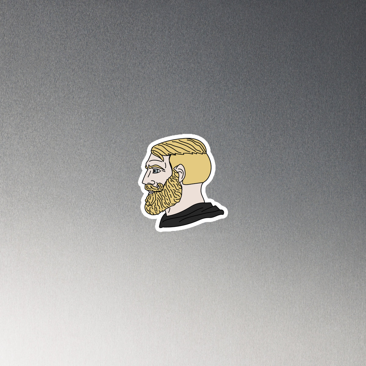Nordic Chad Die-Cut Fridge Magnet