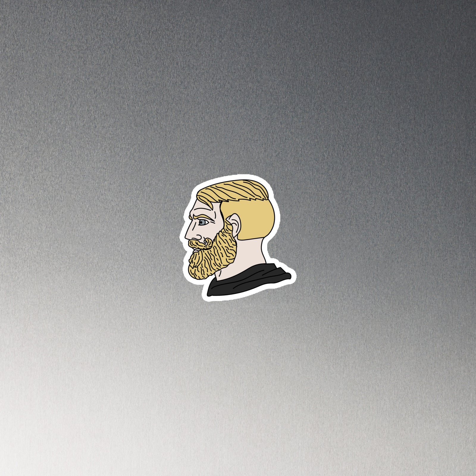 Nordic Chad Die-Cut Fridge Magnet