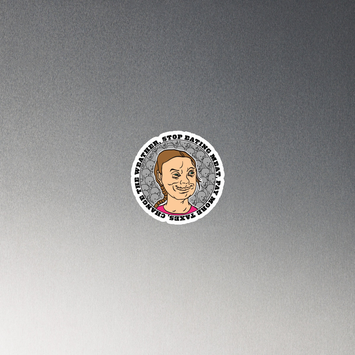 Greta the Climate Change Gremlin Magnet