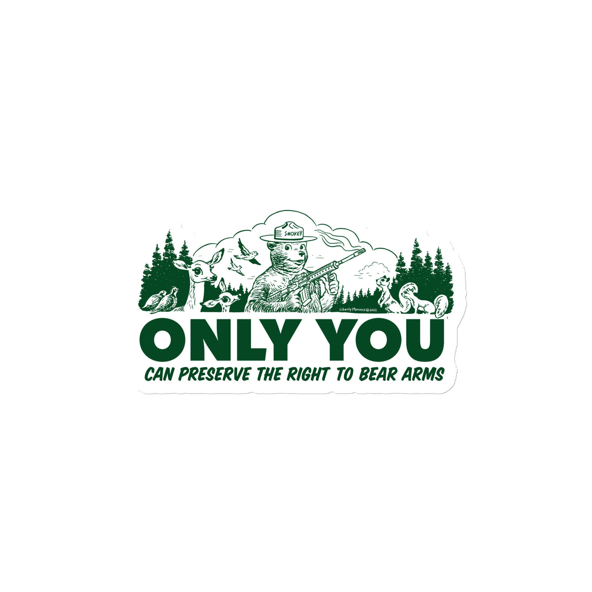 Only You Can Preserve the Right To Bear Arms Magnet