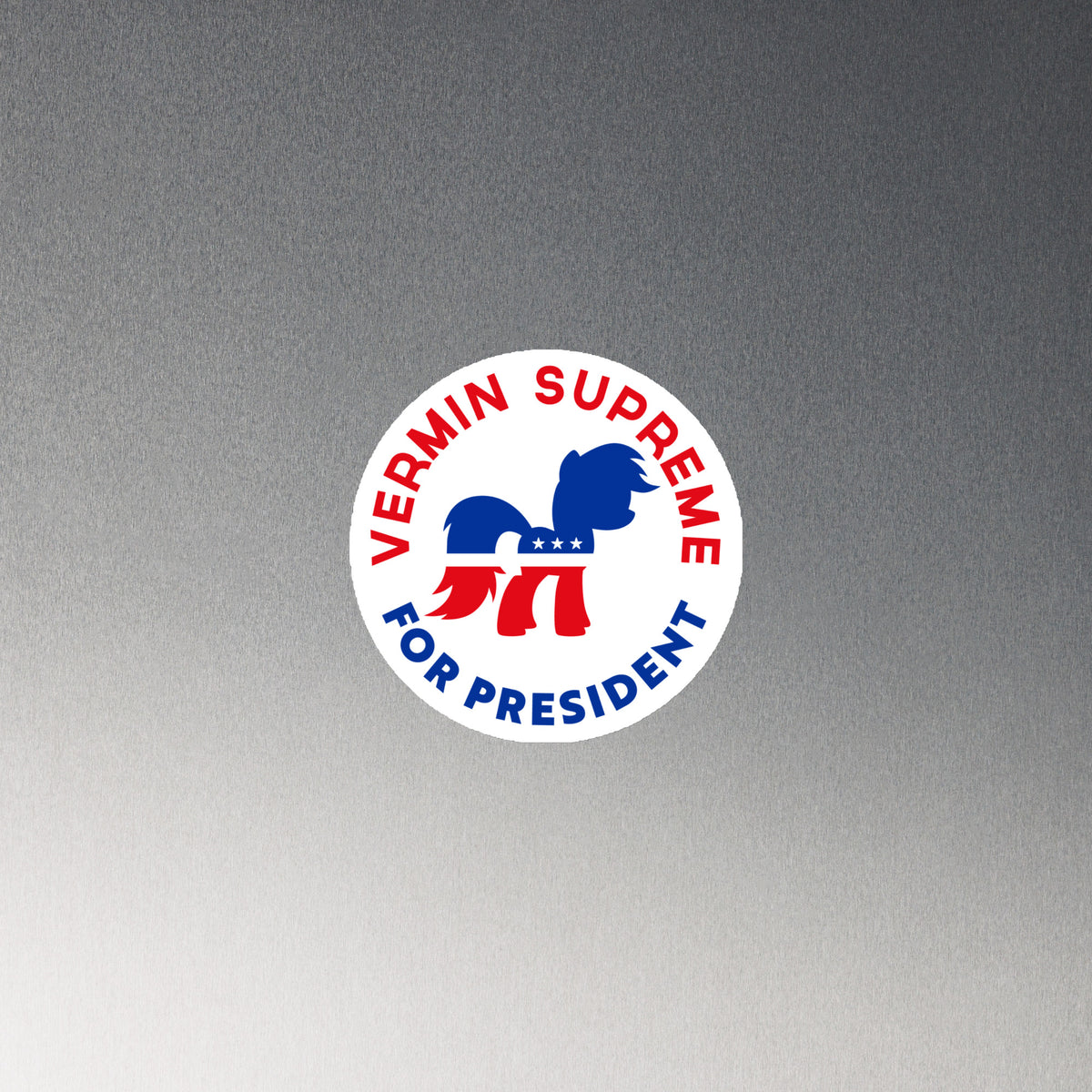 Vermin Supreme for President Round Magnet