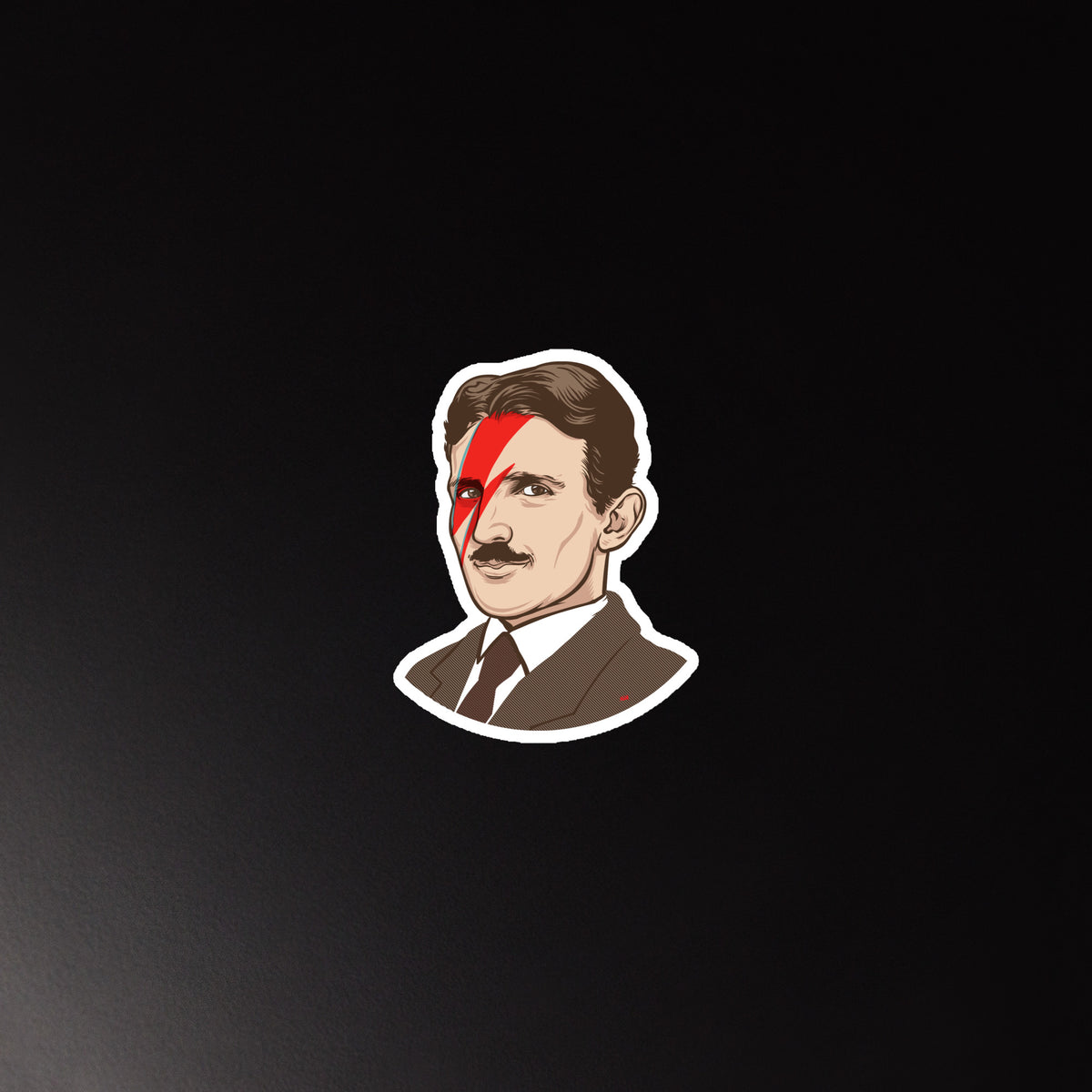 Tesla Ziggy Stardust Die-Cut Magnet