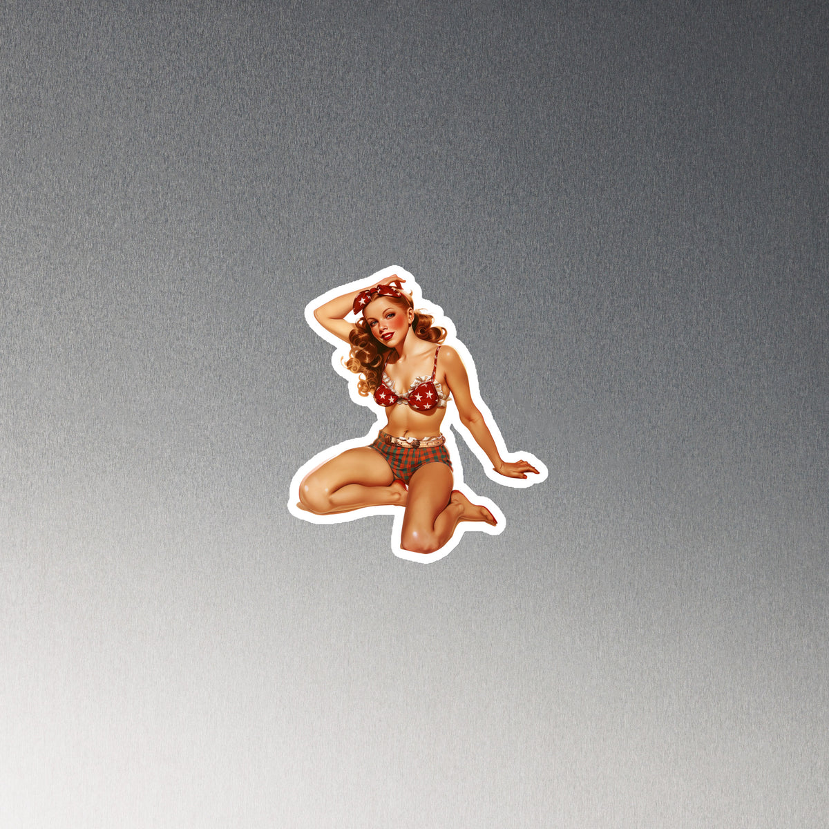 Liberty Lauren Pin Up Girl Refrigerator Magnet
