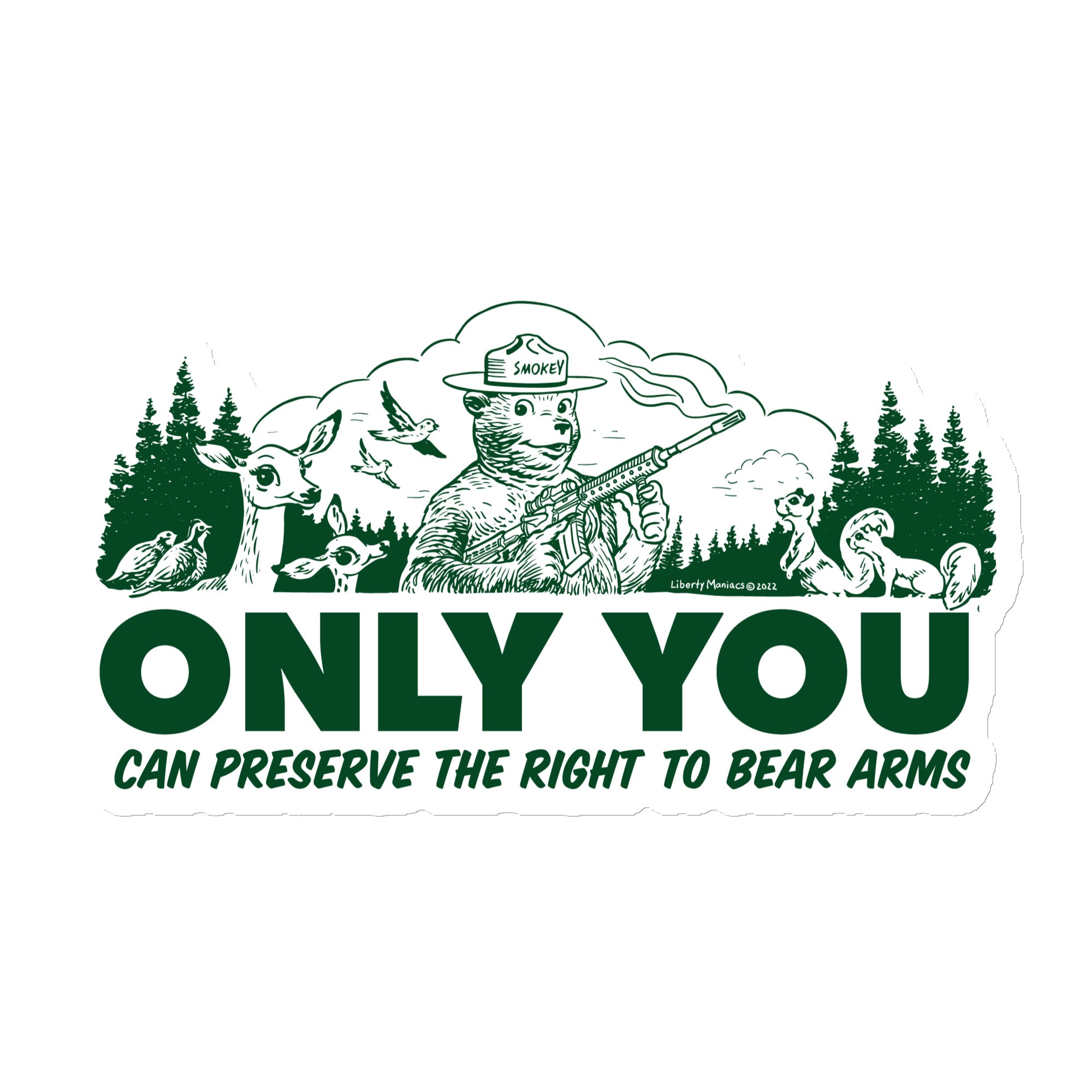 Only You Can Preserve the Right To Bear Arms Magnet