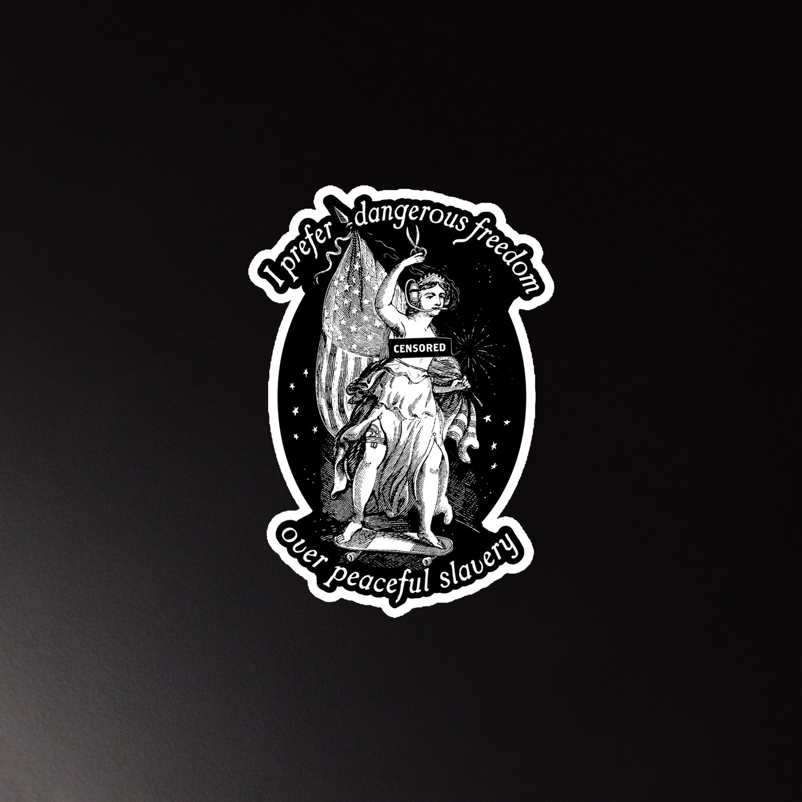 I Prefer Dangerous Freedom Over Peaceful Slavery Magnet