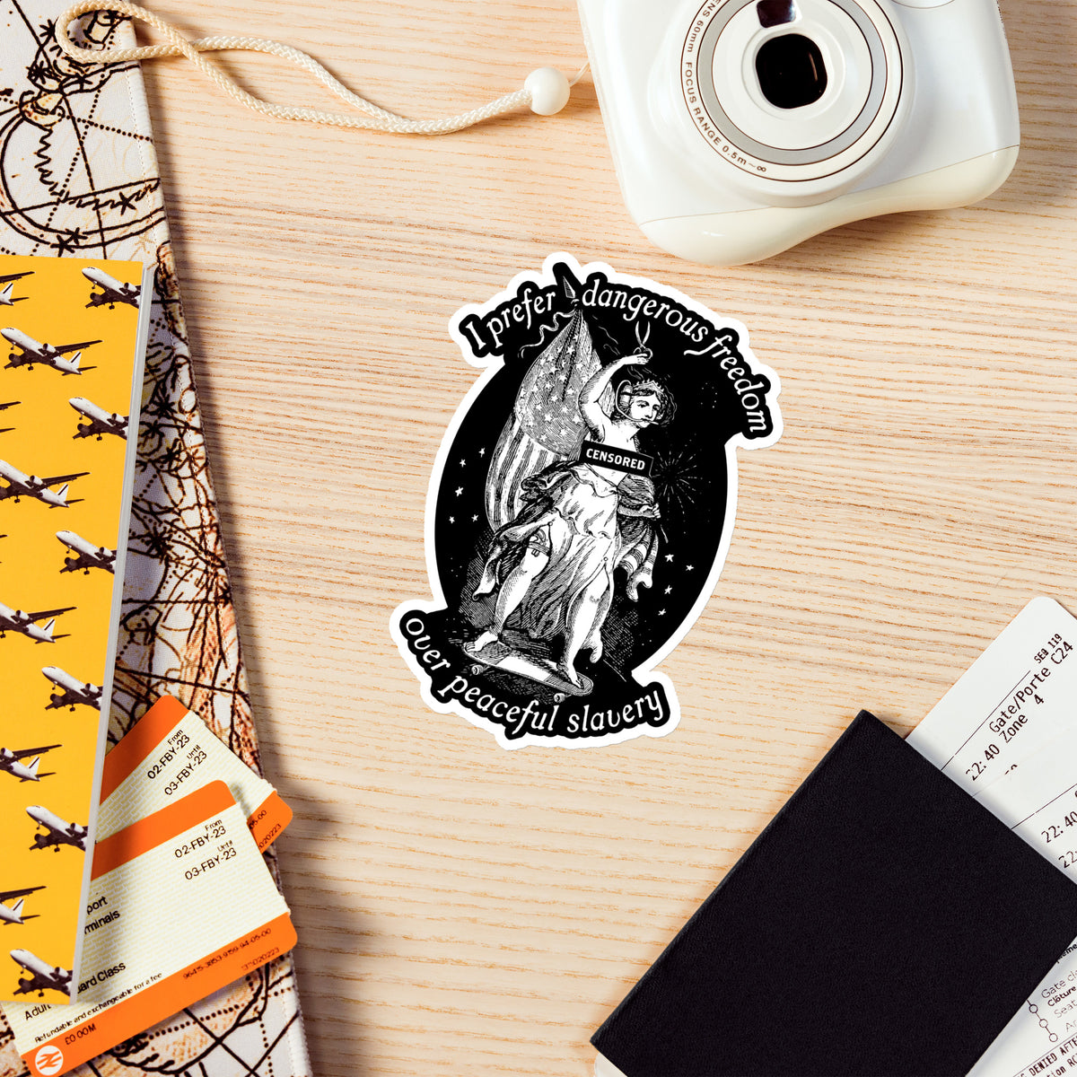 I Prefer Dangerous Freedom Over Peaceful Slavery Magnet