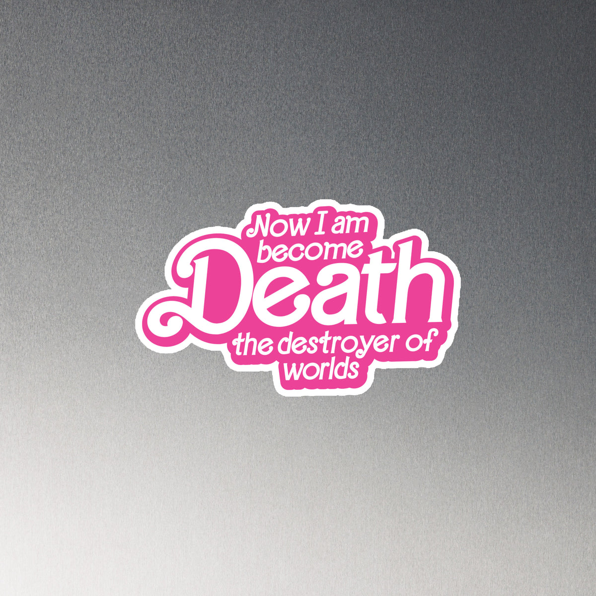 Barbenheimer Fridge Magnet