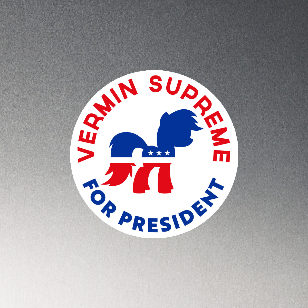 Vermin Supreme for President Round Magnet
