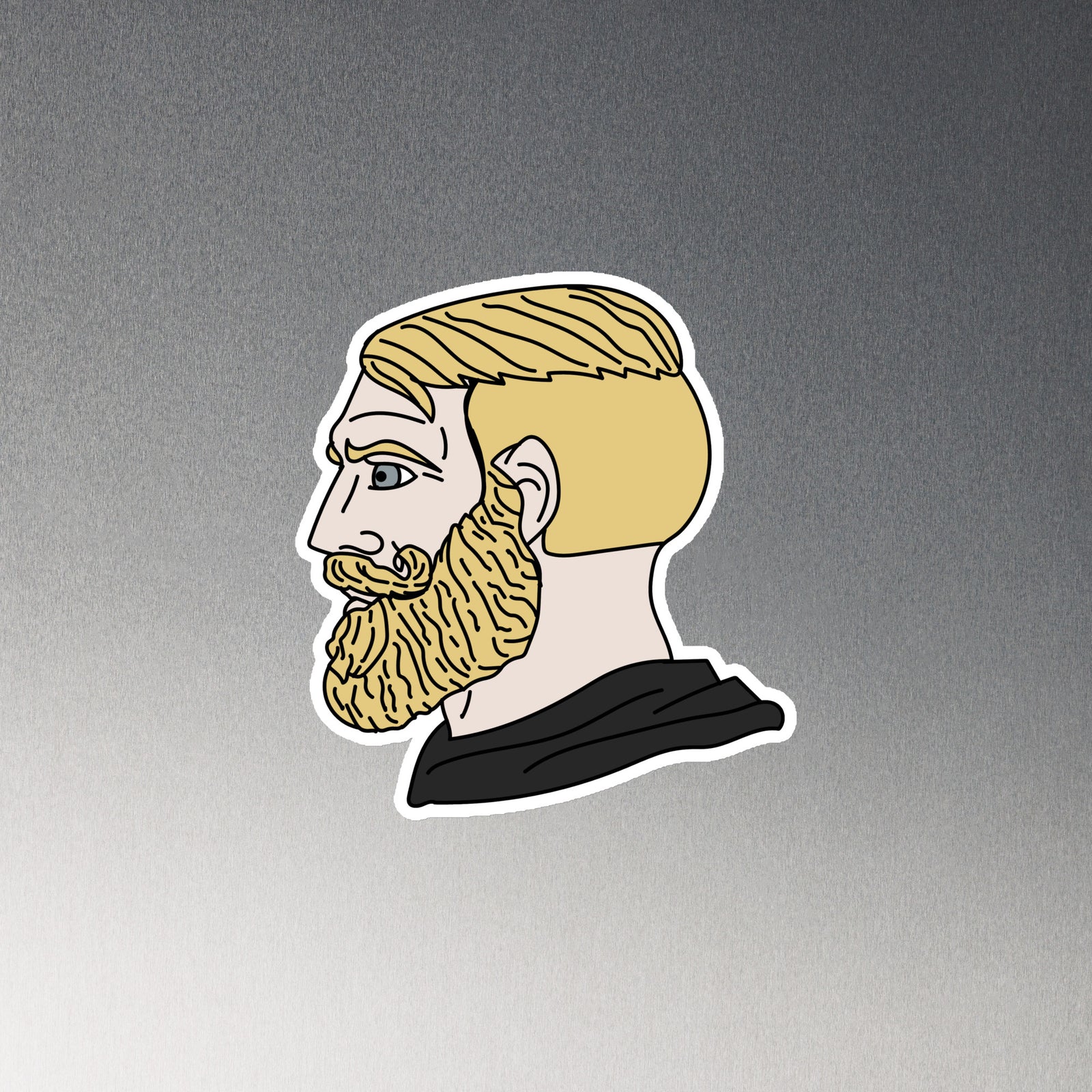 Nordic Chad Die-Cut Fridge Magnet