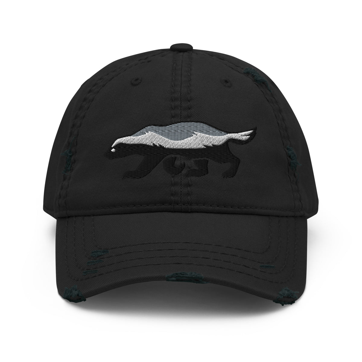 Honey Badger Distressed Dad Hat