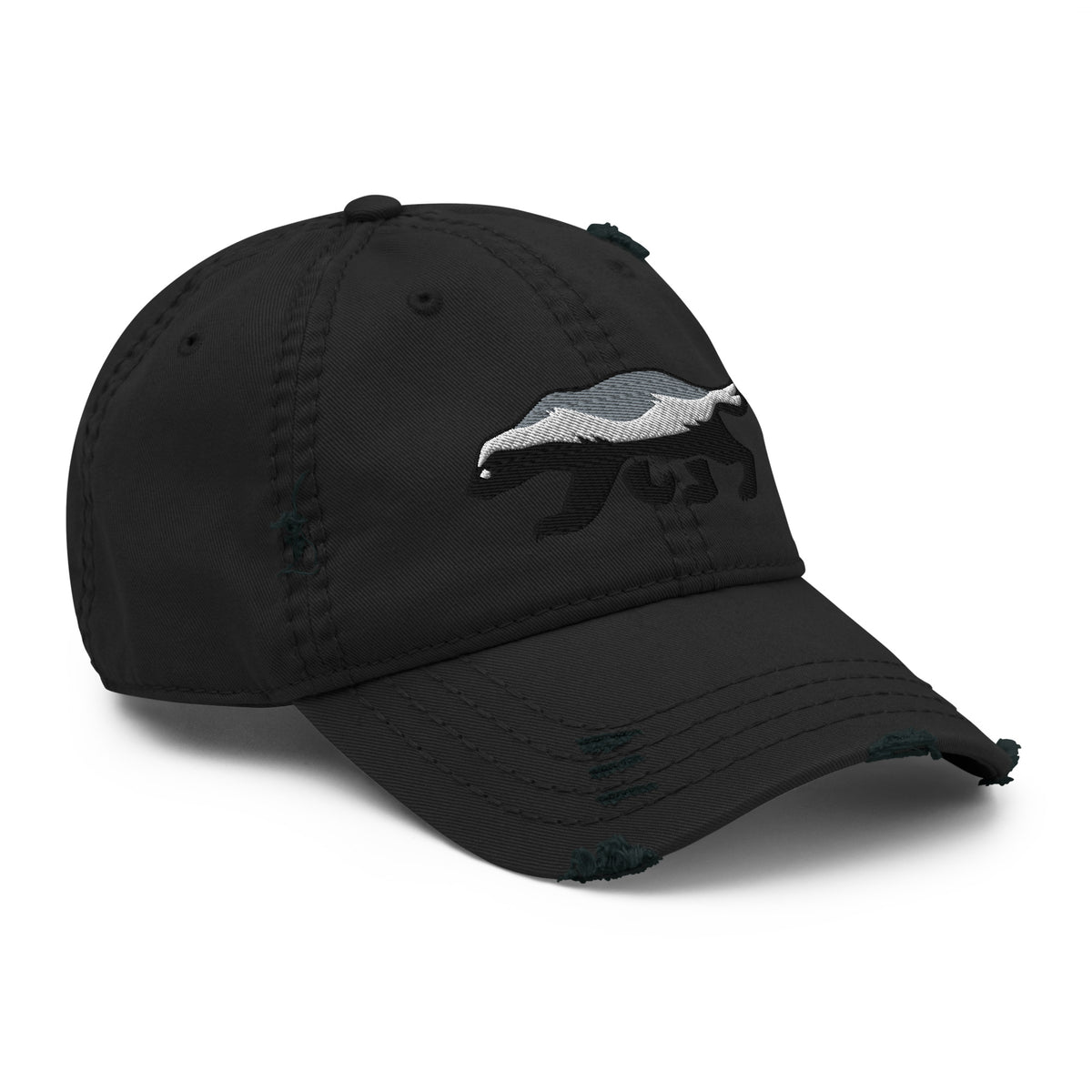 Honey Badger Distressed Dad Hat