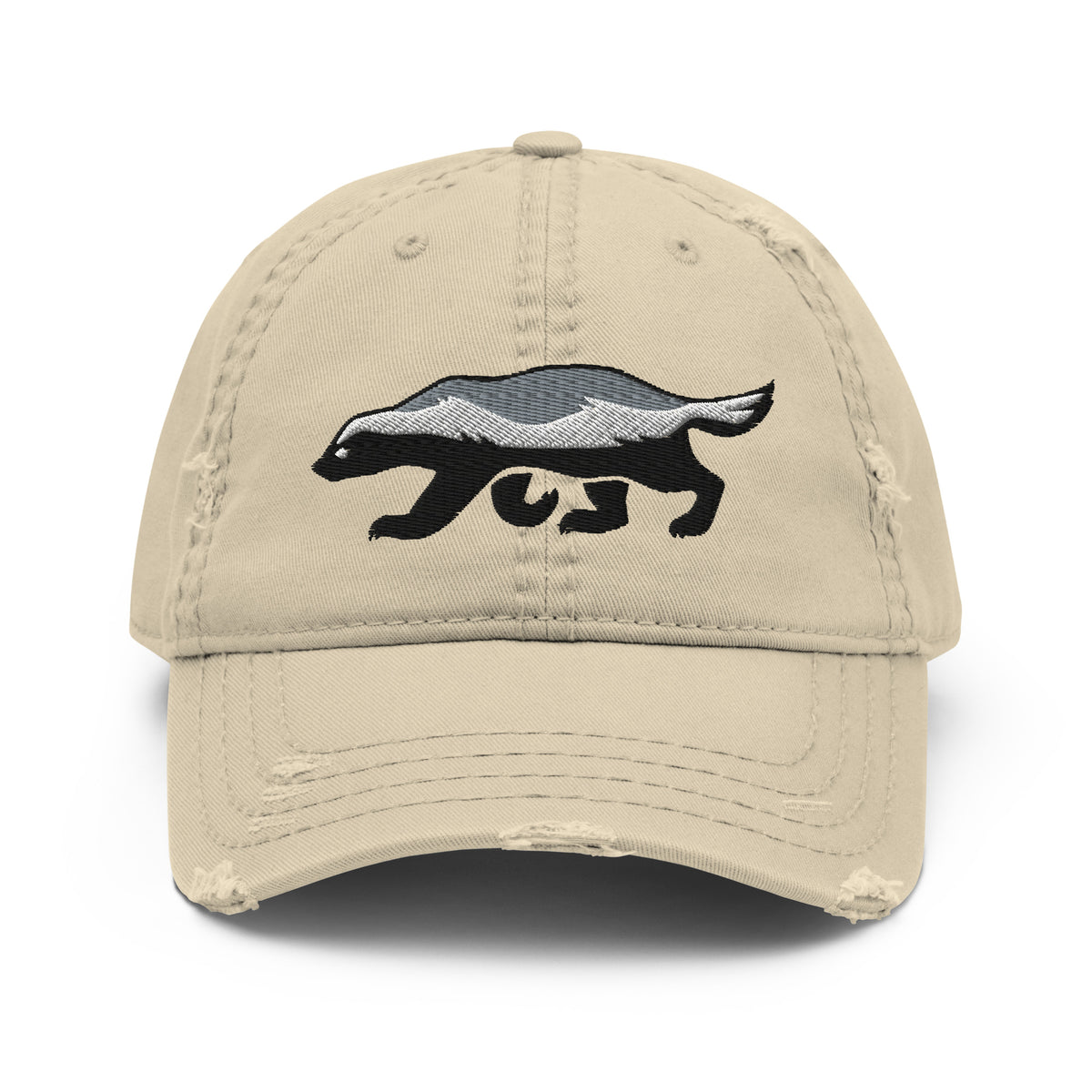 Honey Badger Distressed Dad Hat