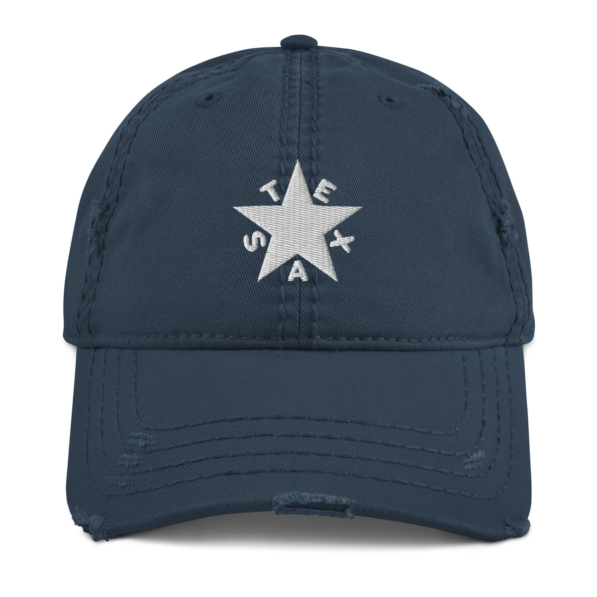 First Flag of the Texas Republic Distressed Hat