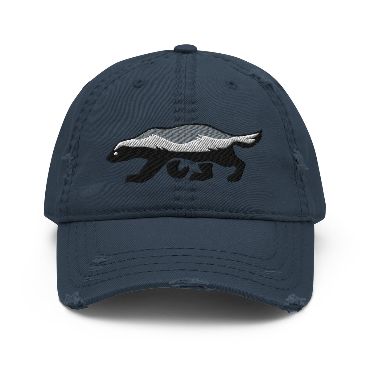 Honey Badger Distressed Dad Hat