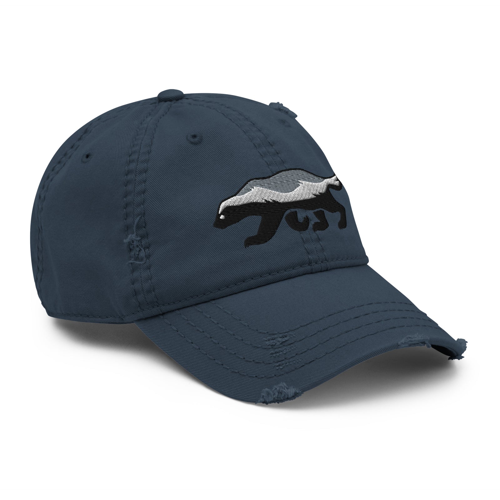 Honey Badger Distressed Dad Hat