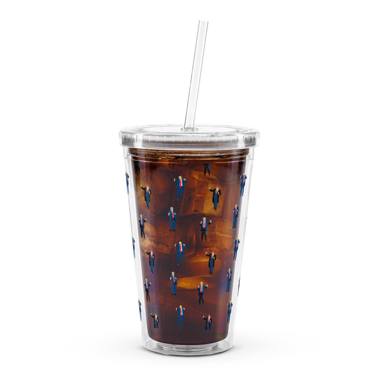 Trump Dance Clear Insulated Tumbler