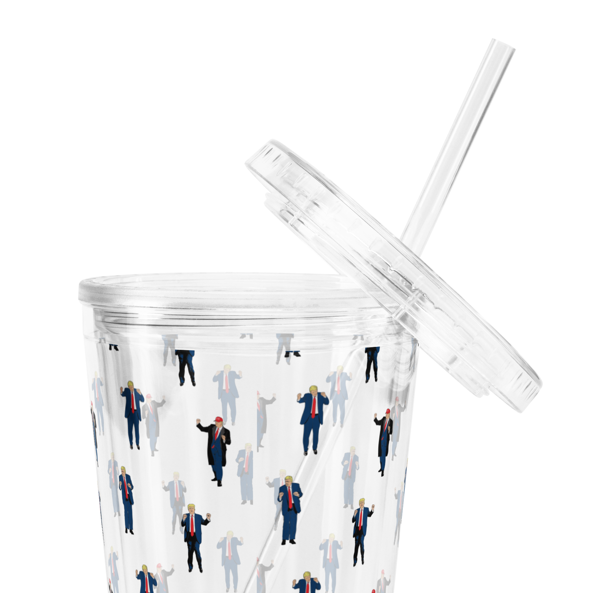 Trump Dance Clear Insulated Tumbler
