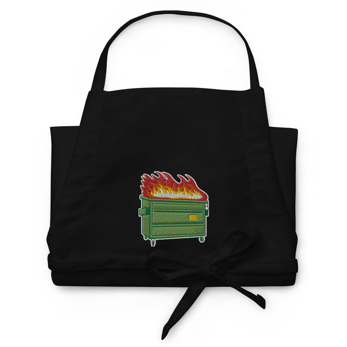 Dumpster Fire Embroidered Apron