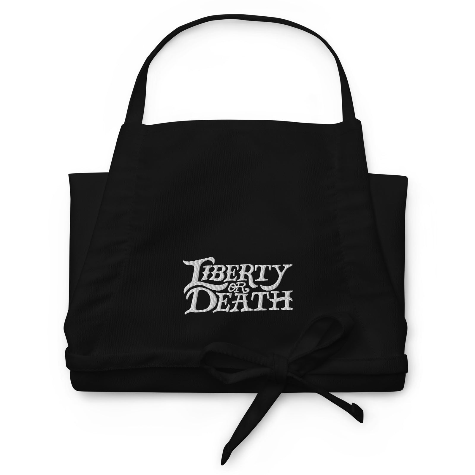 Liberty or Death Embroidered Apron