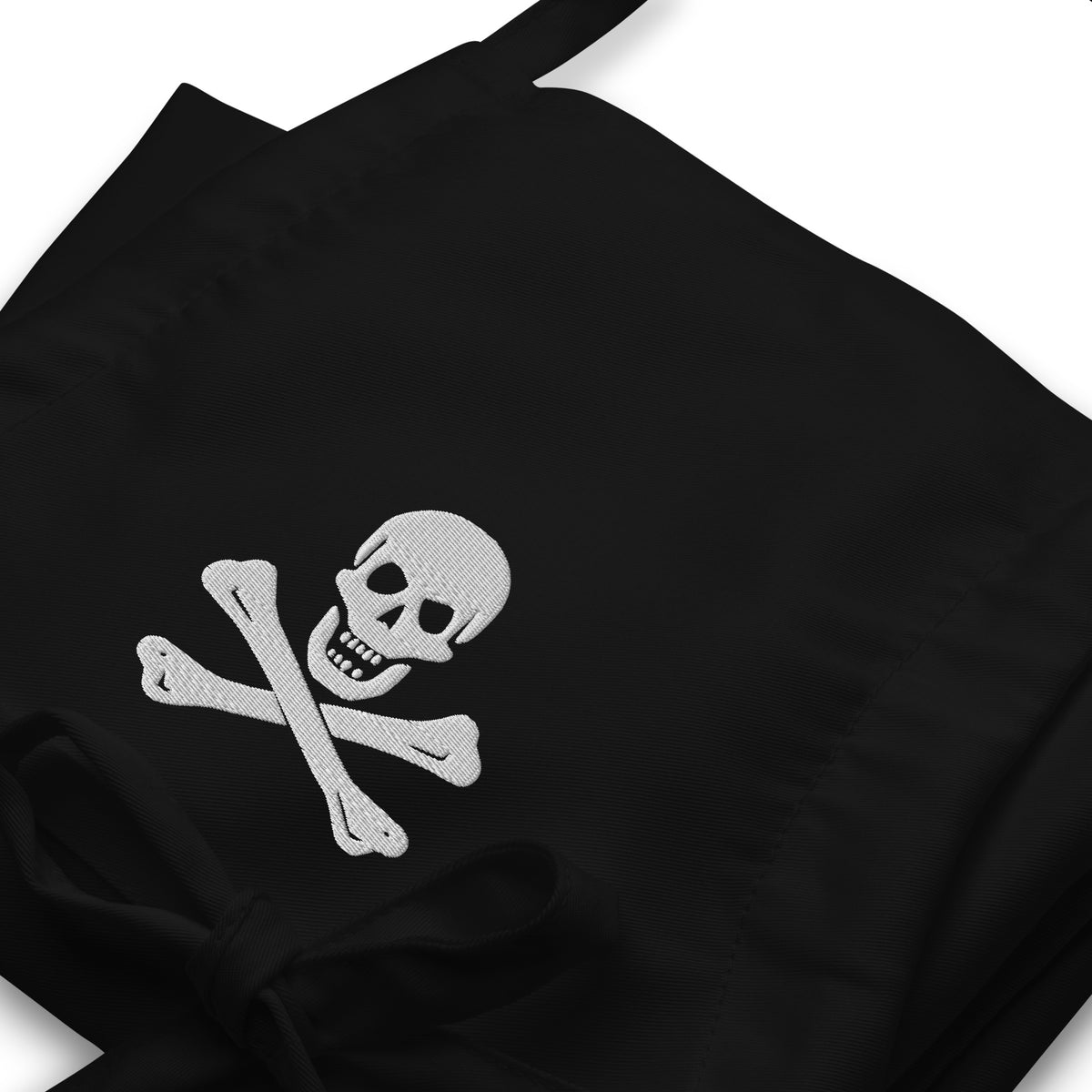 Jolly Roger Pirate Embroidered Apron