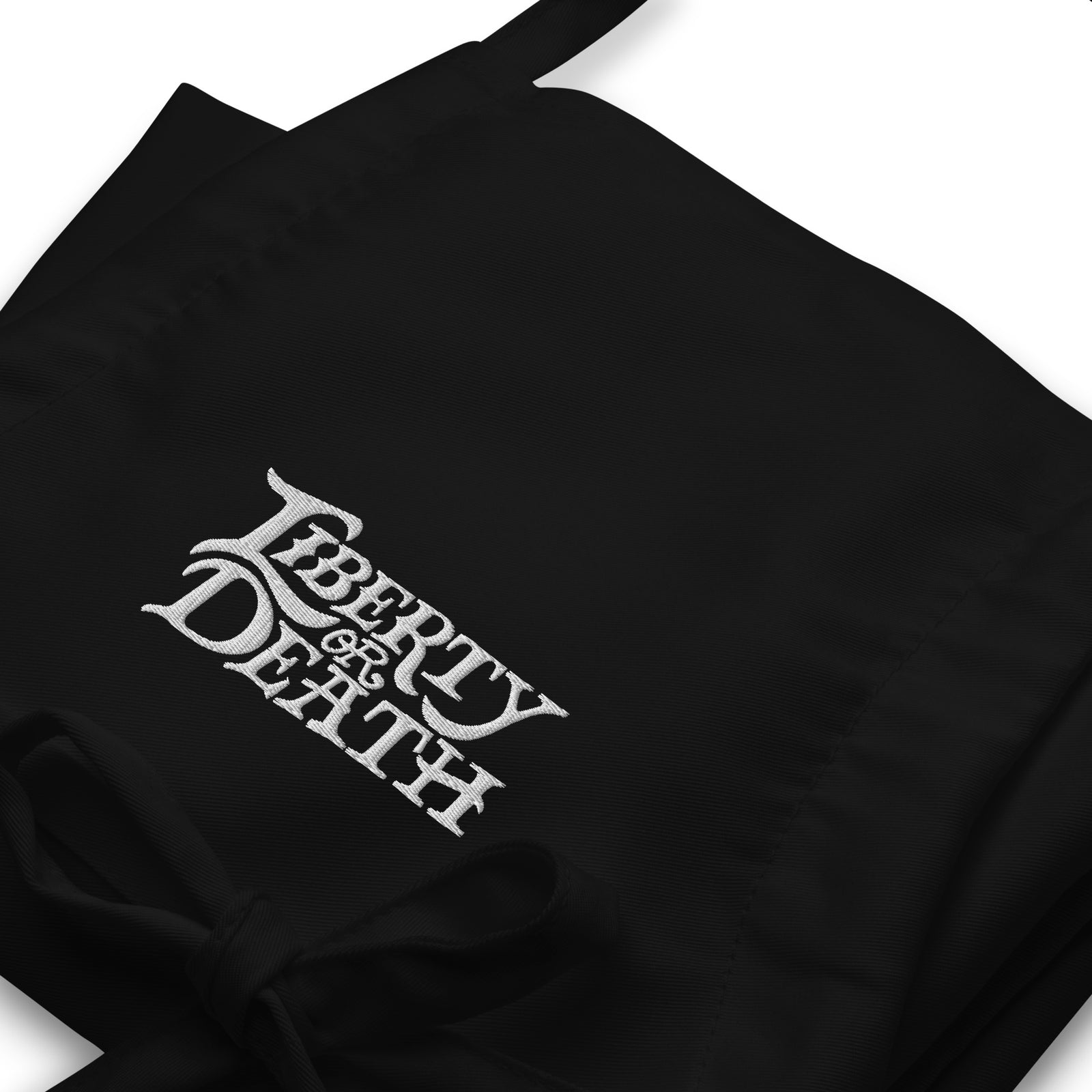 Liberty or Death Embroidered Apron