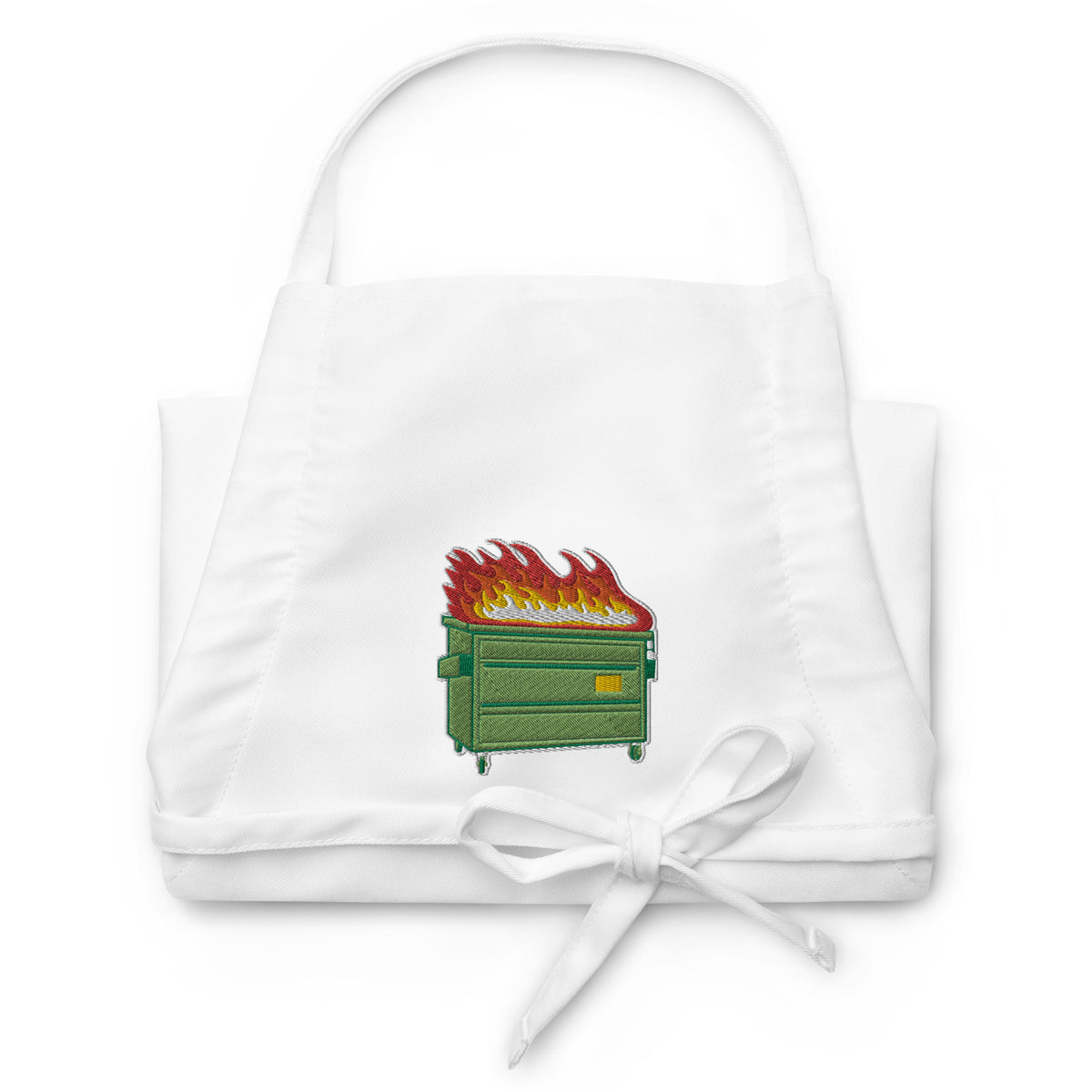 Dumpster Fire Embroidered Apron