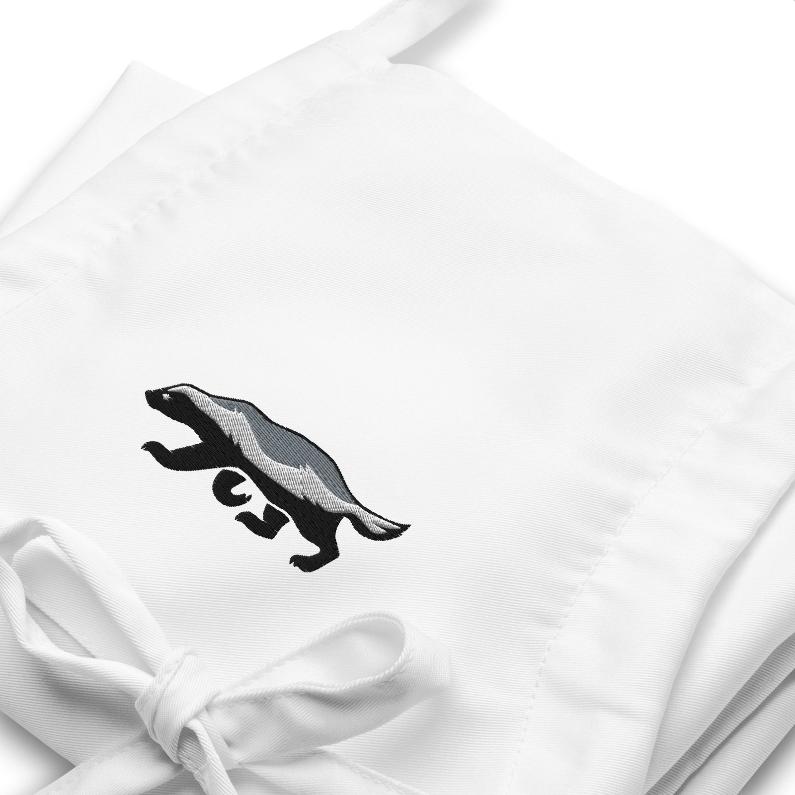 Honey Badger Embroidered Apron