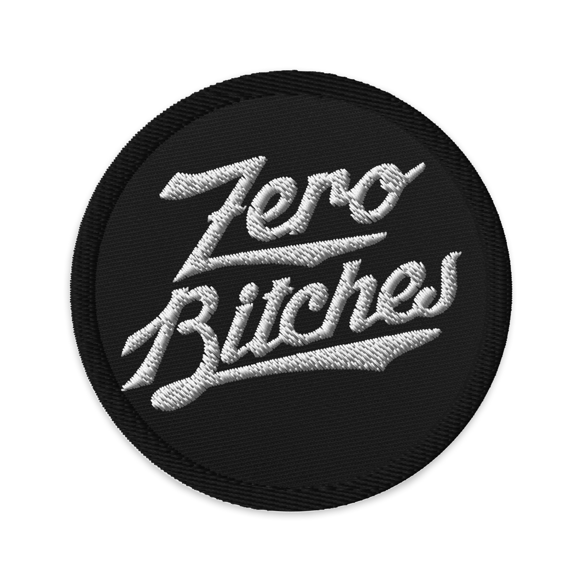 Zero Bitches Embroidered Morale Patch