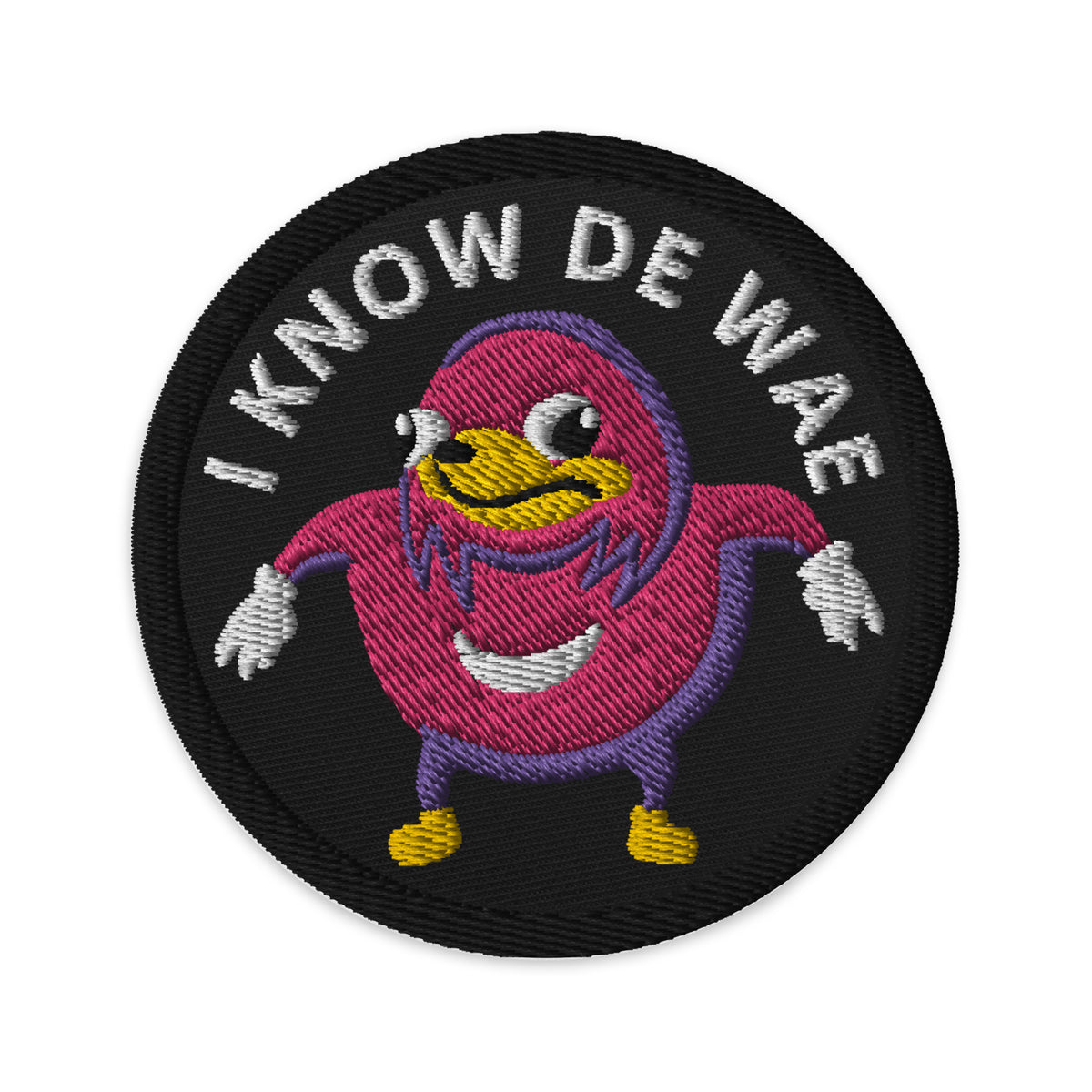 Ugandan Knuckles I Know De Wae Embroidered Patch