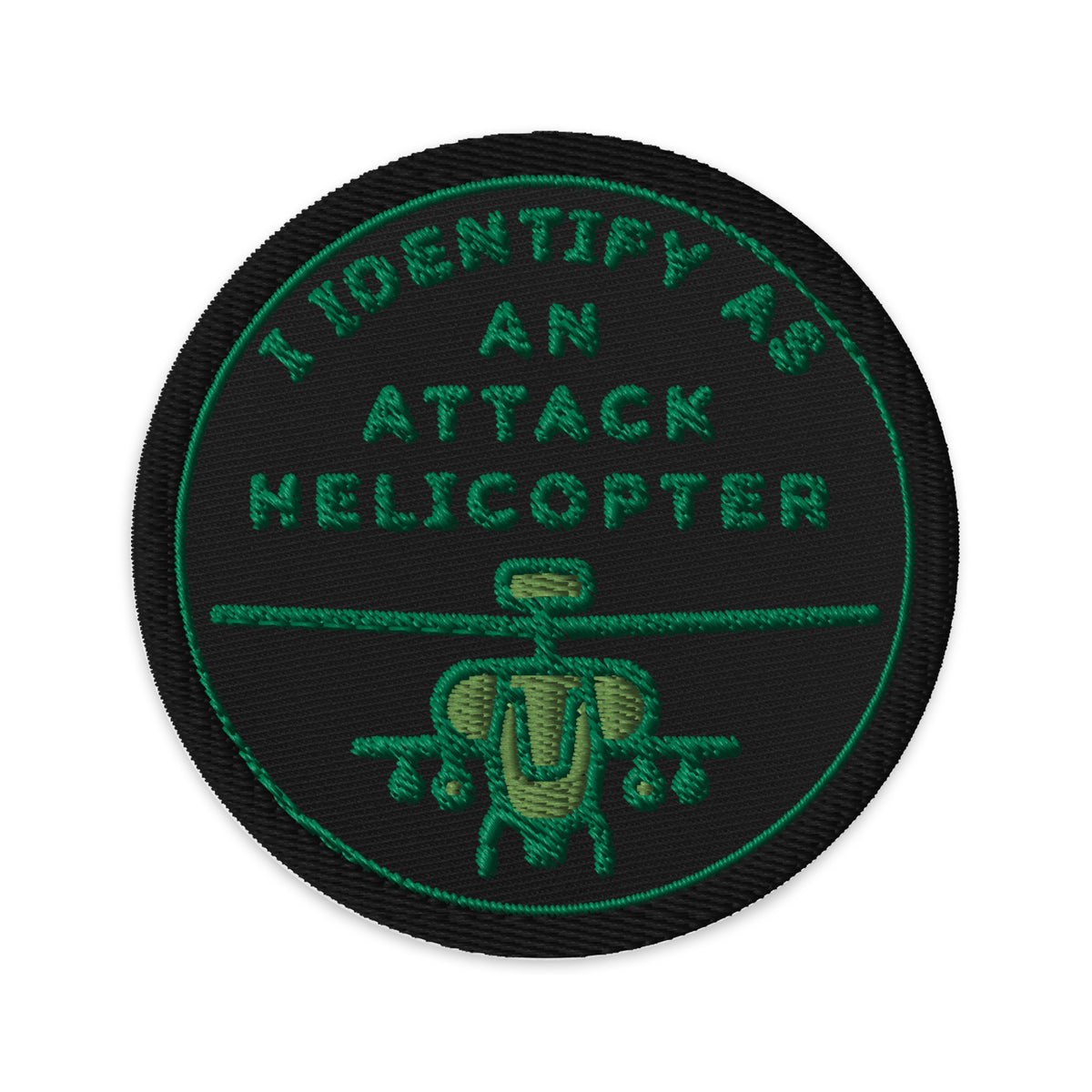 I Identify as an Attack Helicopter Morale Patch