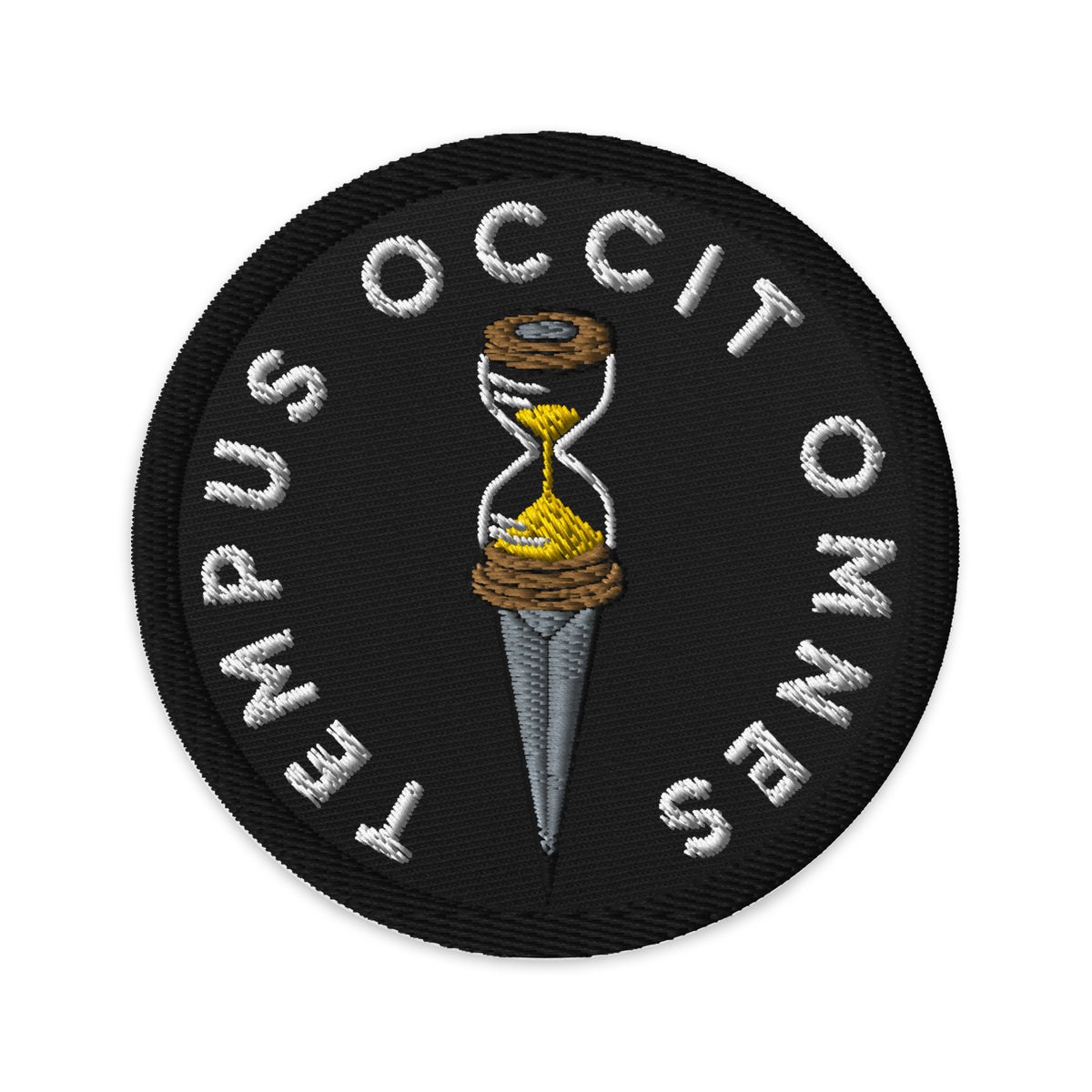 Tempus Occit Omnes Time Kills All Embroidered Patch