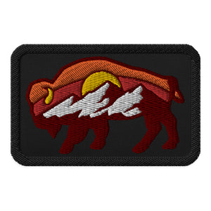 Liberty Bison Embroidered Patch