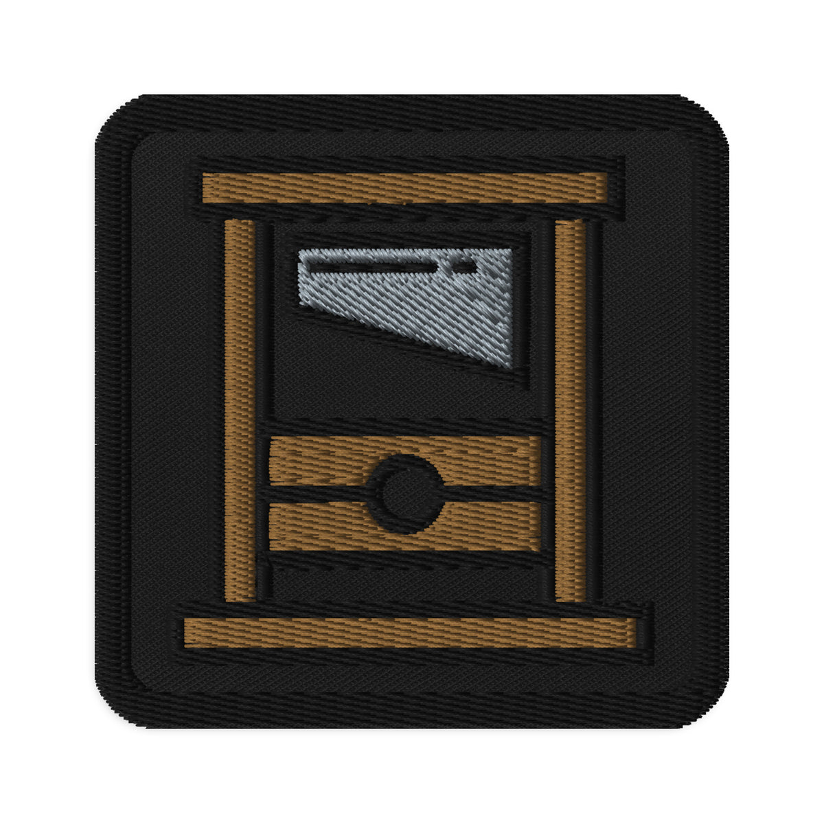 Guillotine Square Embroidered Morale Patch