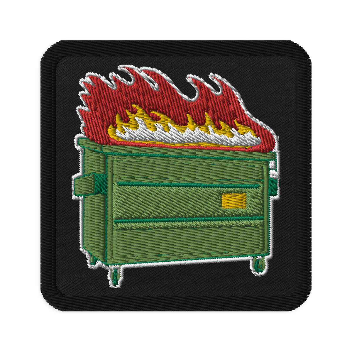 Dumpster Fire Embroidered Patch - Liberty Maniacs