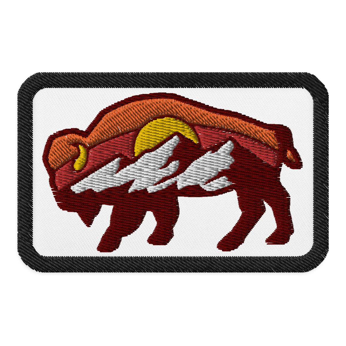 Liberty Bison Embroidered Patch