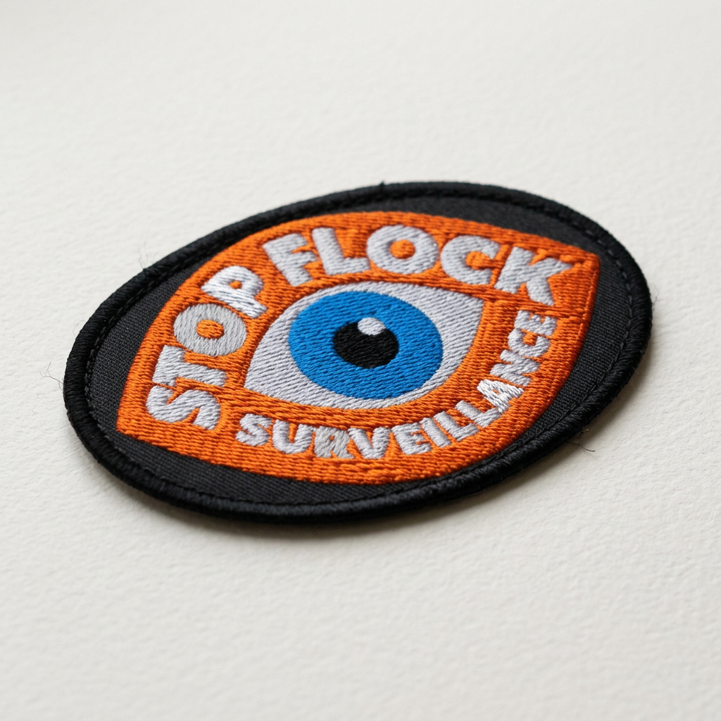 Stop Flock Embroidered Tactical Patches