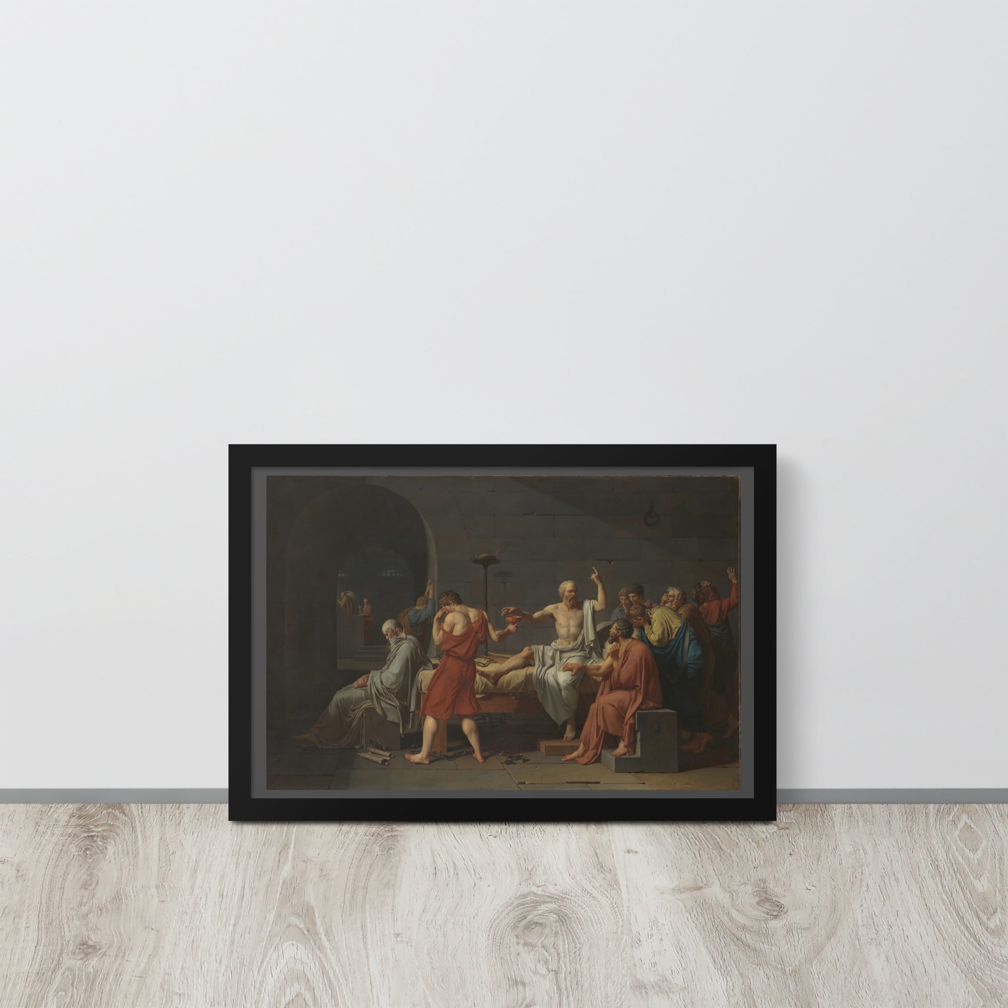 Death of Socrates Framed Print