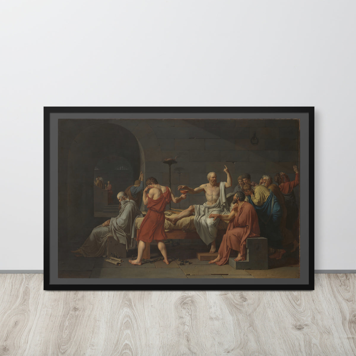 Death of Socrates Framed Print