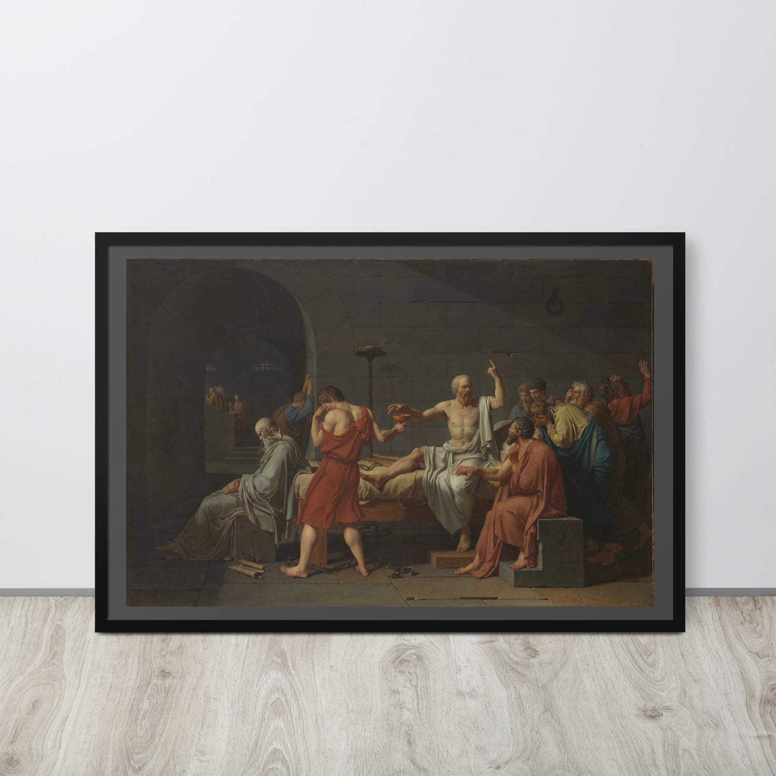 Death of Socrates Framed Print