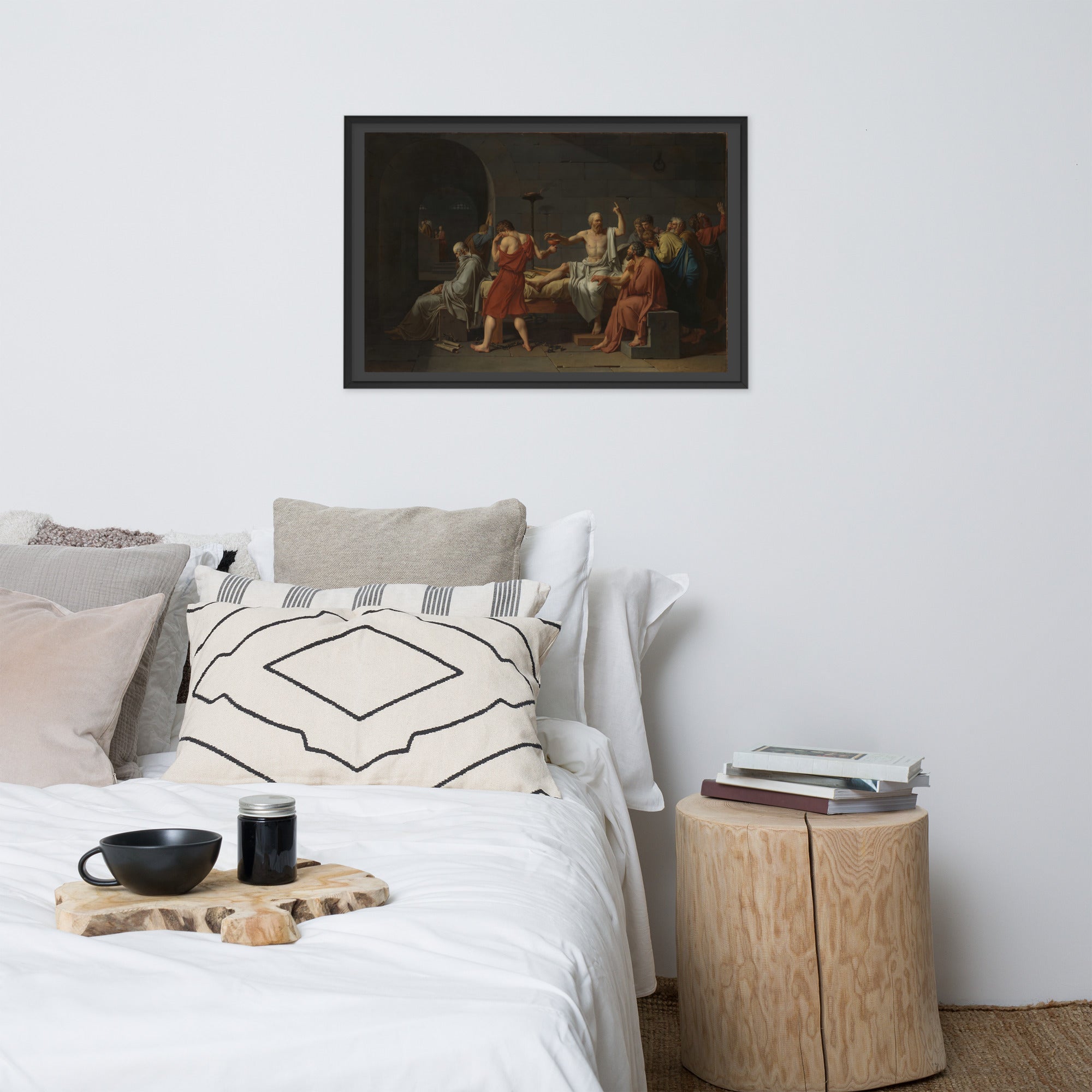 Death of Socrates Framed Print
